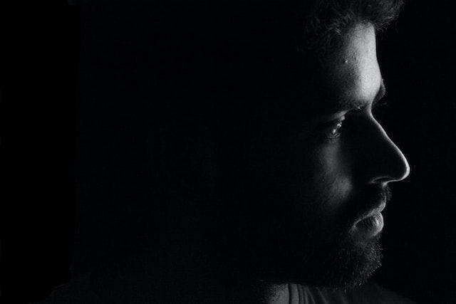 Sad man wondering, "am I beyond repentance?"