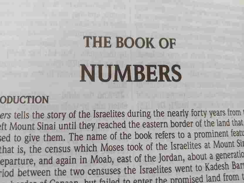 The book of Numbers Summary by chapter