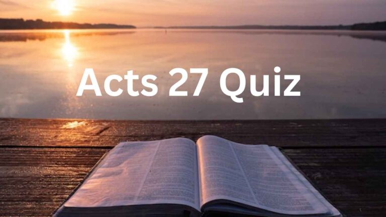 Acts 27 Quiz
