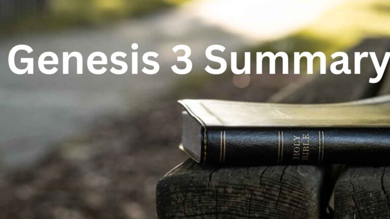 Genesis 3 summary﻿