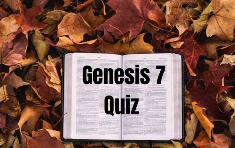Genesis 7 Quiz