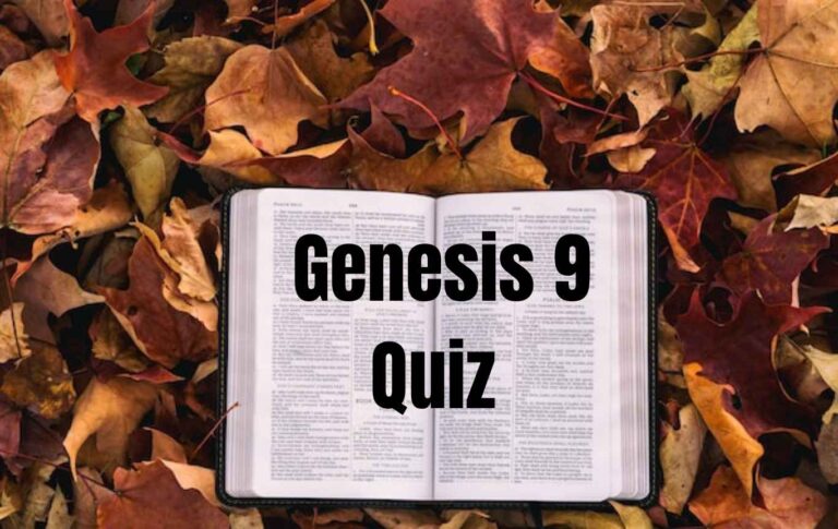 Genesis 9 Quiz