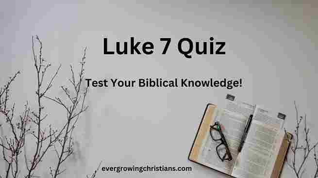 Luke 7 Quiz