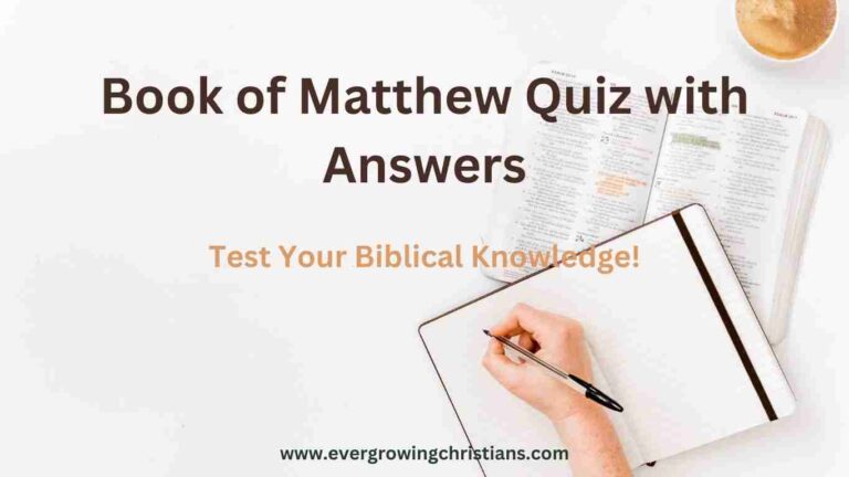 100 MCQ Book of Matthew Quiz with Answers: Comprehensive Gospel of Matthew Quiz by Chapter 1-28 Book of Matthew Quiz with Answers