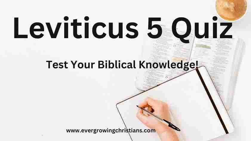 Leviticus 5 Quiz
