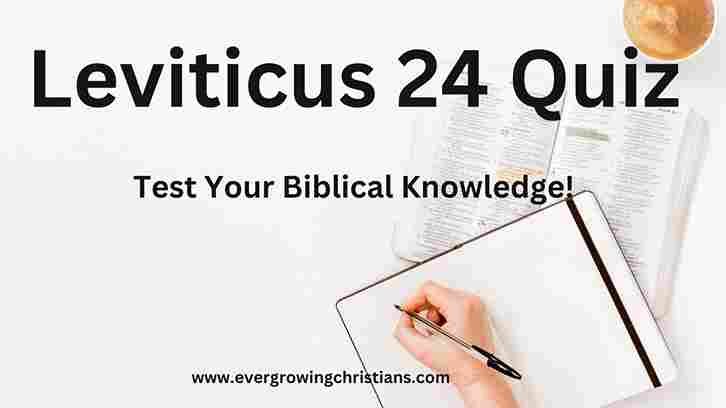 Leviticus 24 Quiz