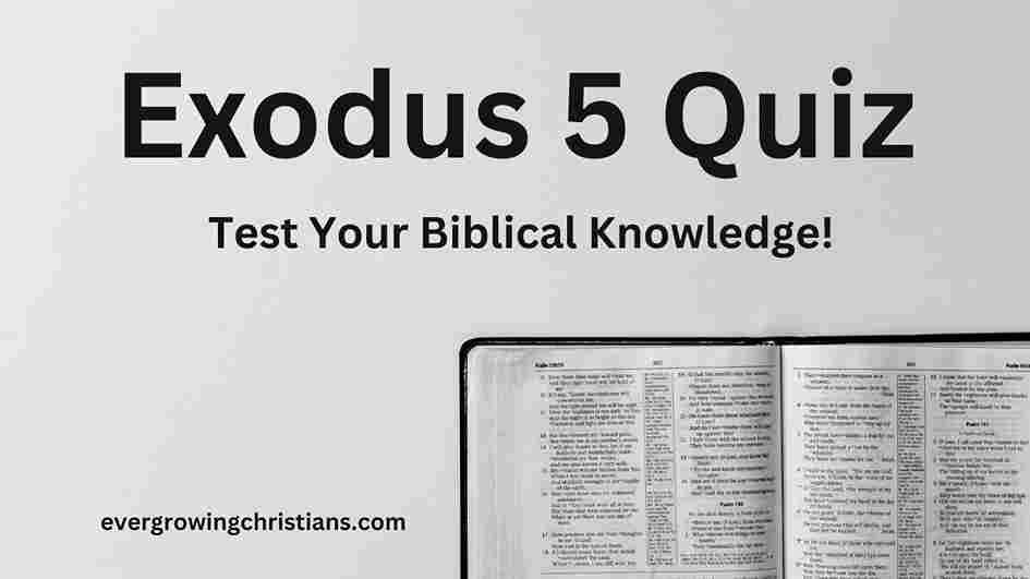Exodus 5 Quiz