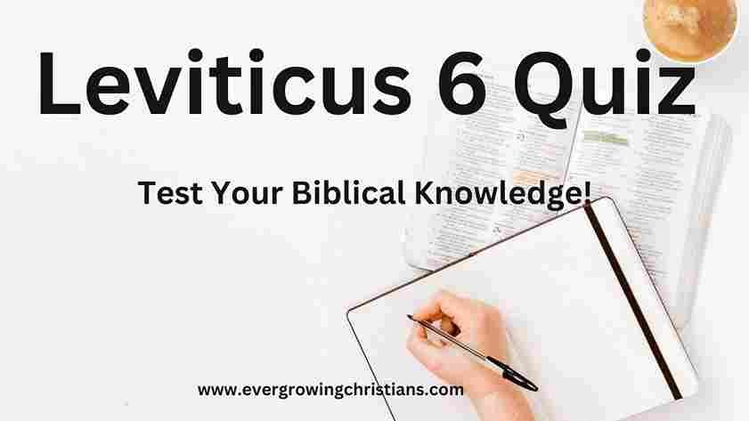 Leviticus 6 Quiz