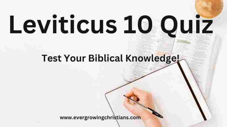 Leviticus 10 Quiz