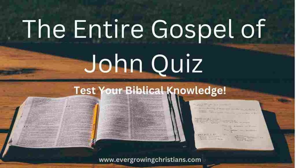 Gospel of John Quiz