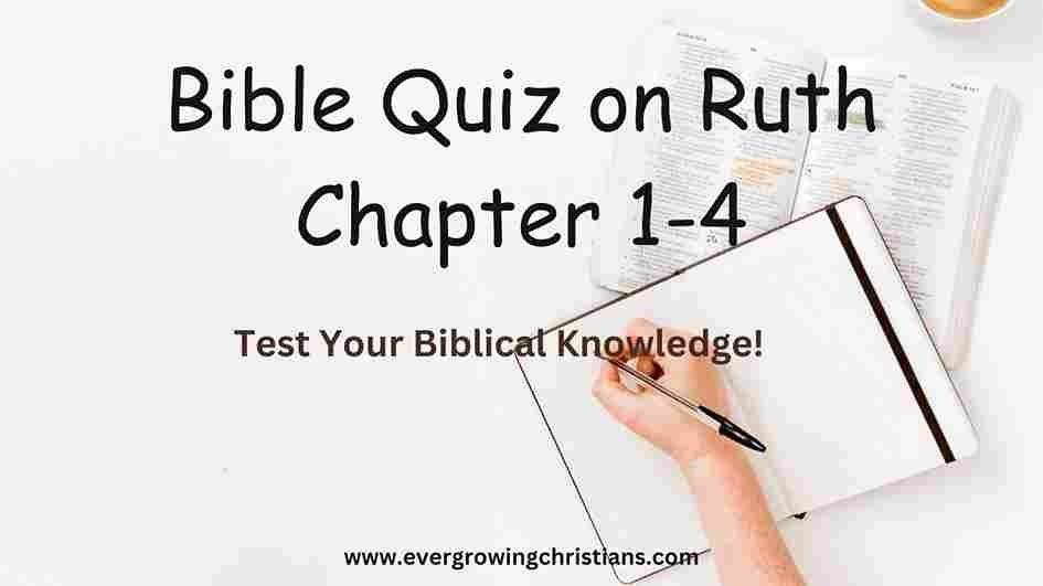 Bible Quiz on Ruth Chapter 1-4