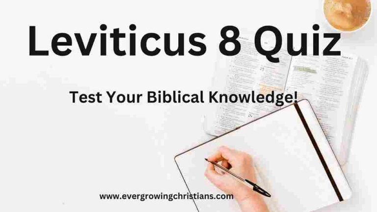 Leviticus 8 Quiz