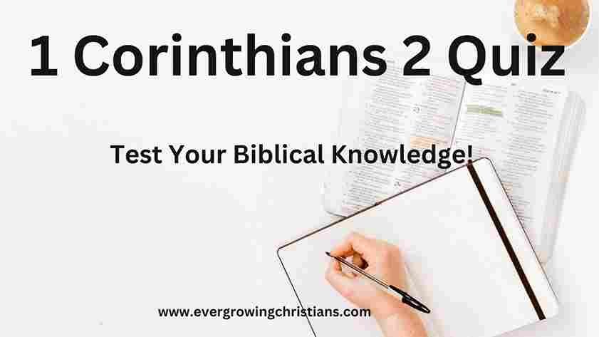 1 Corinthians 2 Quiz