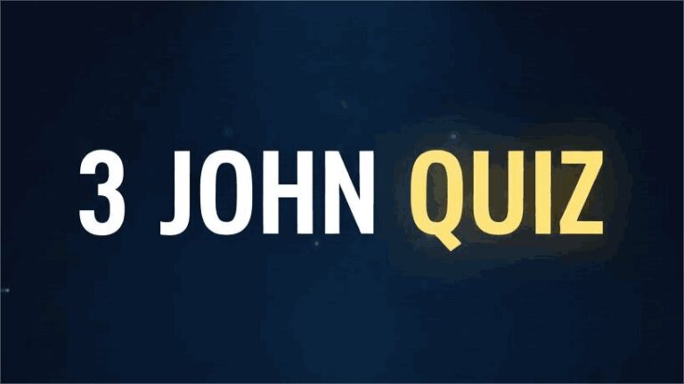 3 John Quiz