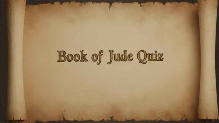 Book of Jude Quiz