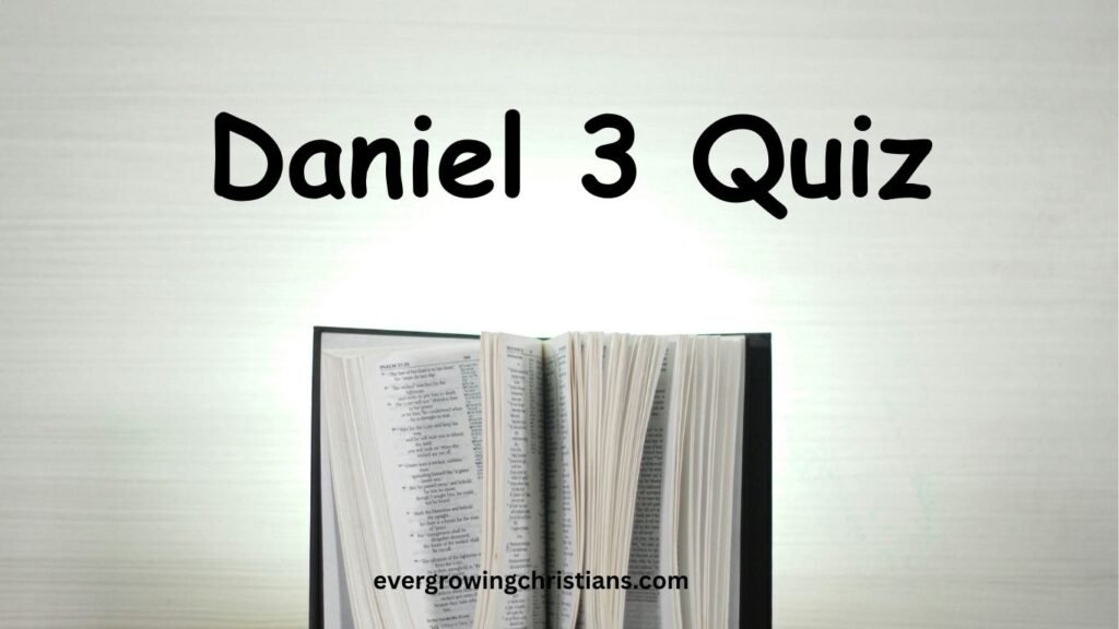 Daniel 3 Quiz