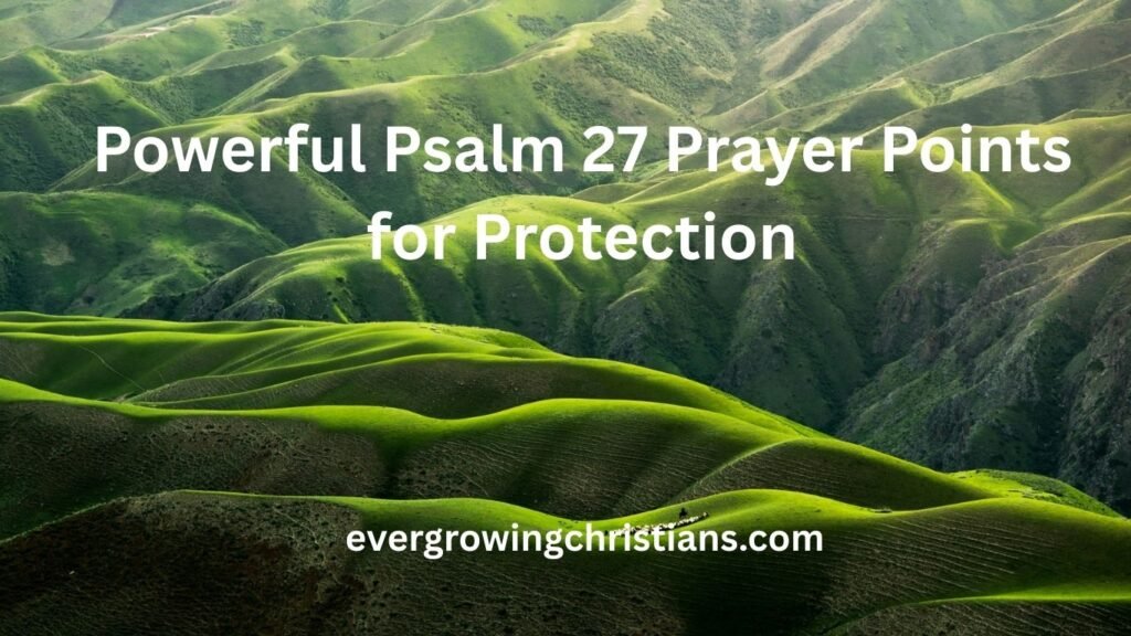 Powerful Psalm 27 Prayer Points for Protection