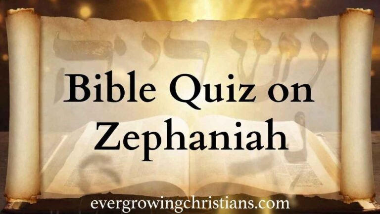 Bible Quiz on Zephaniah