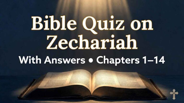 Bible Quiz on Zechariah
