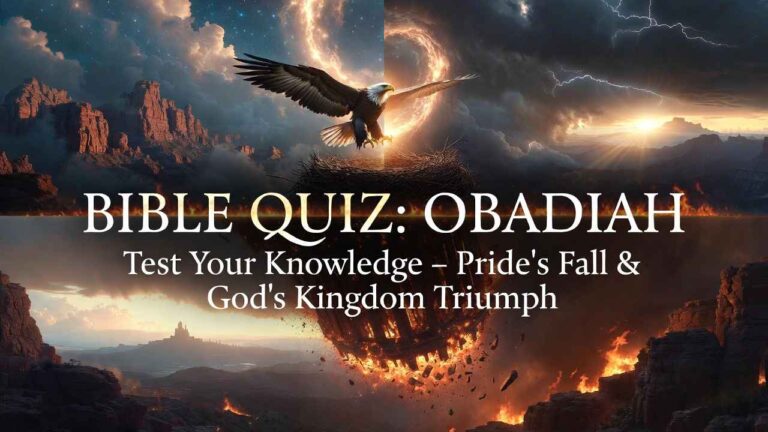 Bible Quiz on Obadiah with Answers (Obadiah 1) Bible Quiz on Obadiah