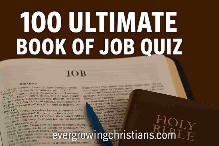100 Challenging Questions from the Book of Job Quiz With Answers: How Well Do You Know the Book of Job? Bool of Job Quiz