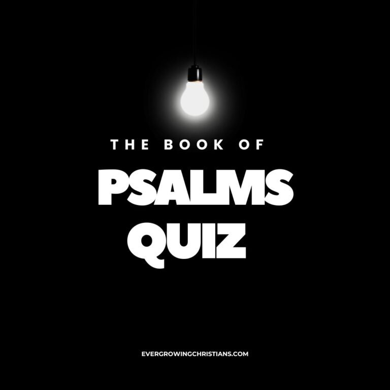 The Book of Psalms Bible Quiz