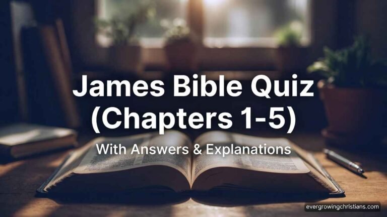 Bible Quiz on James 1–5 with Answers
