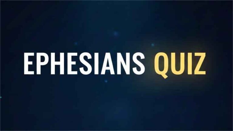 Book of Ephesians Quiz