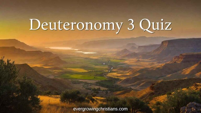 Deuteronomy 3 Quiz