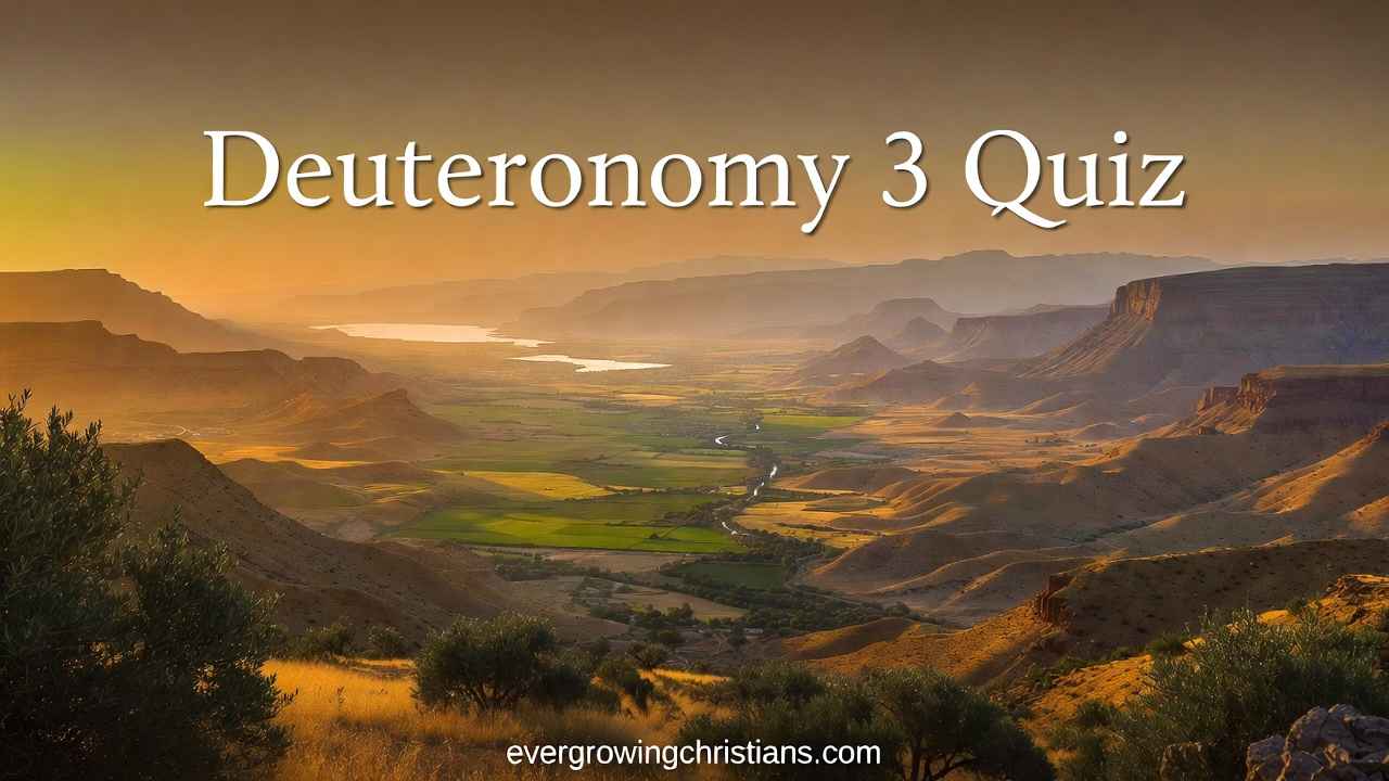 Deuteronomy 3 Quiz