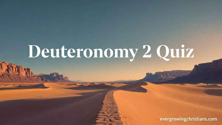 Deuteronomy 2 Quiz