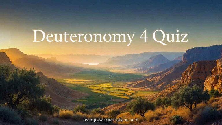 Deuteronomy 4 Quiz