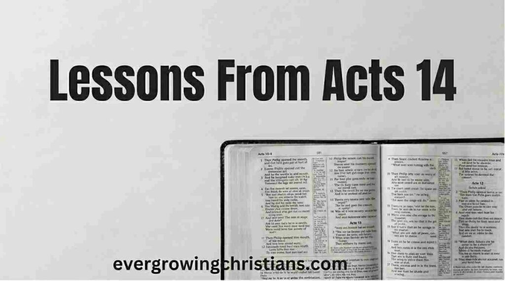 13 Lessons from Acts 14 - Paul rising from the ground after being stoned and dragged outside Lystra