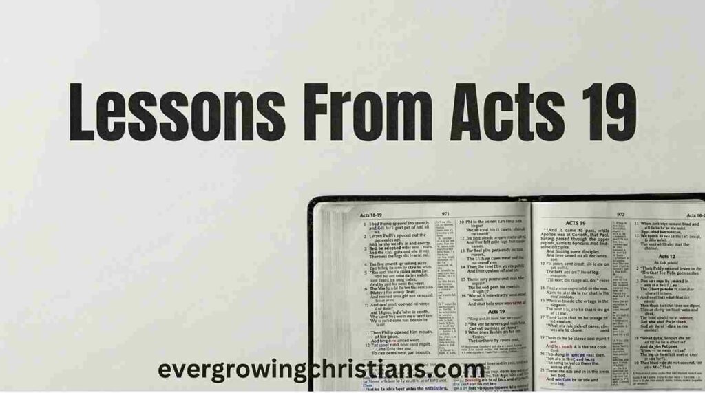 13 Lessons from Acts 19 — Ephesian converts burning their occult books publicly as the word of God prevails over the city